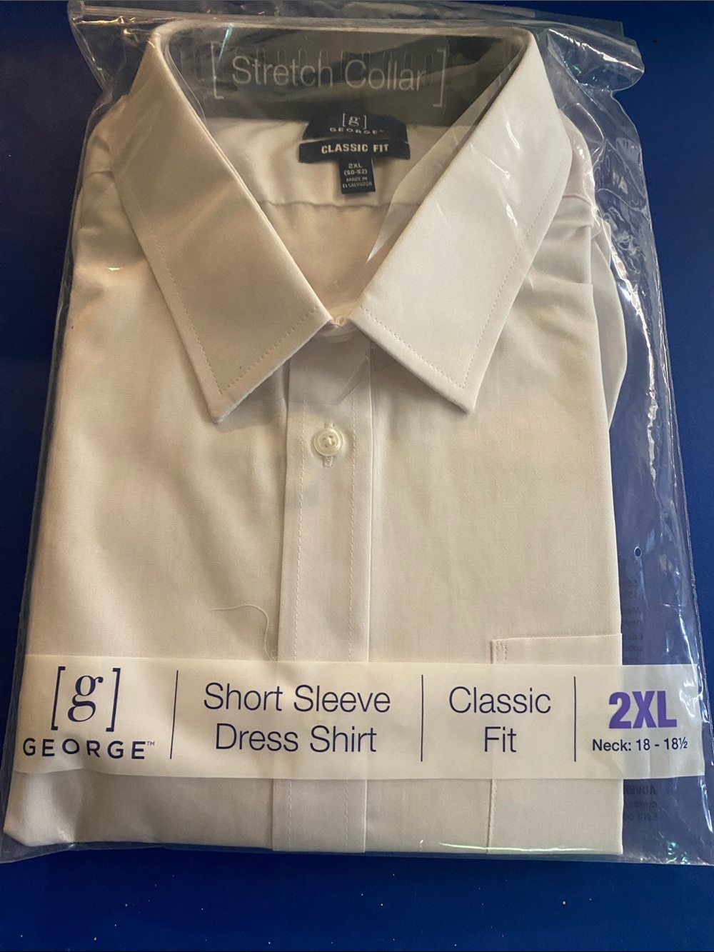 George White Short Sleeve Classic Fit Dress Shirt